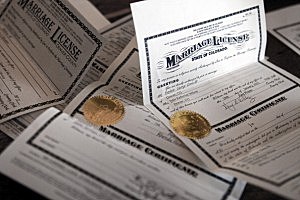 Marriage license Marriage license