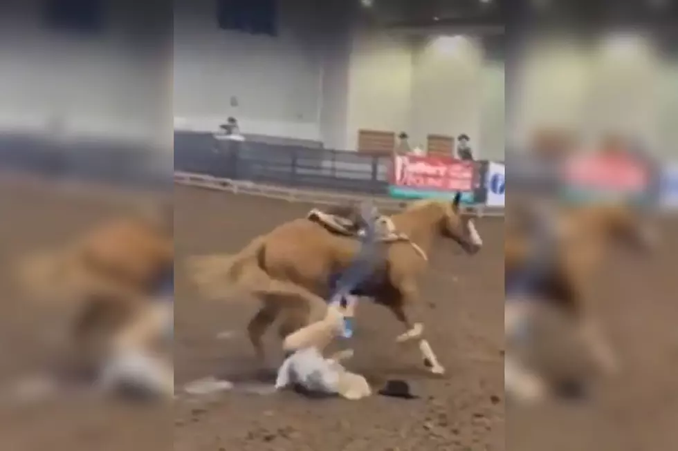 Texas Cowgirl Has Pants Ripped Off By Horse